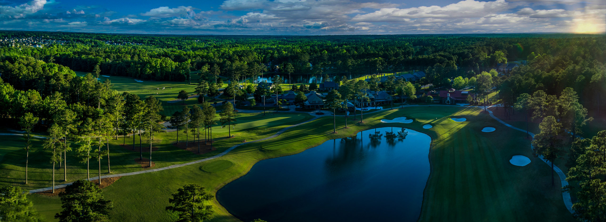 Golf clubhouse at a multi-course group property